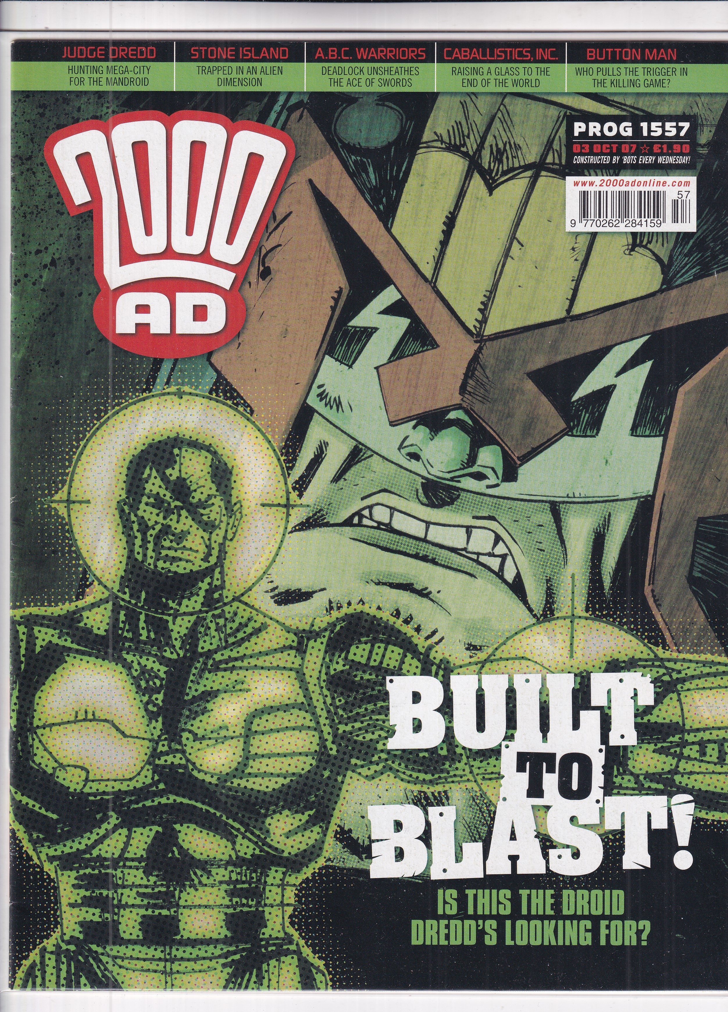 2000AD #1557 - Slab City Comics 