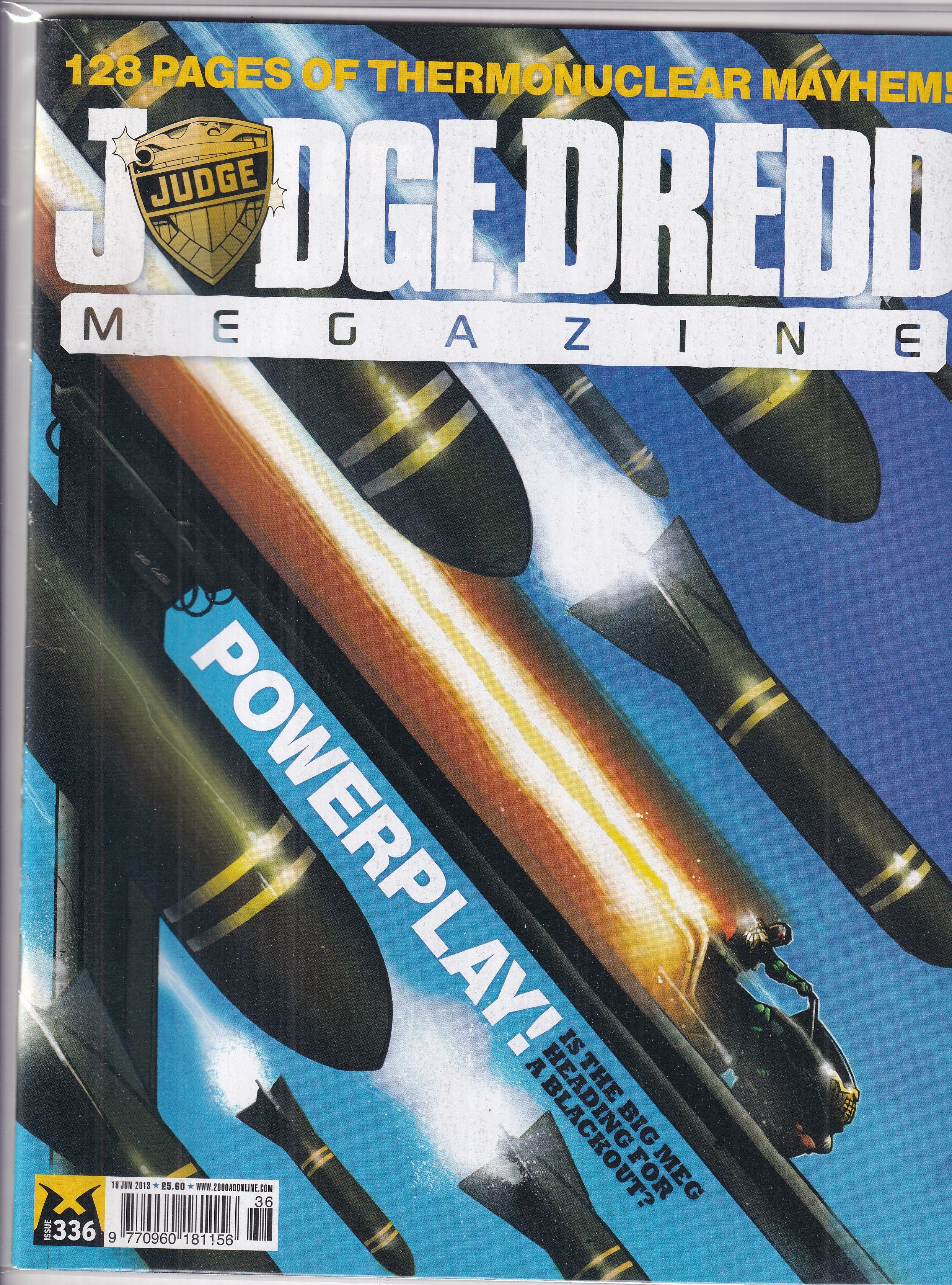 JUDGE DREDD MEGAZINE #336 - Slab City Comics 