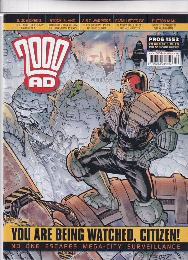 2000AD #1552 - Slab City Comics 