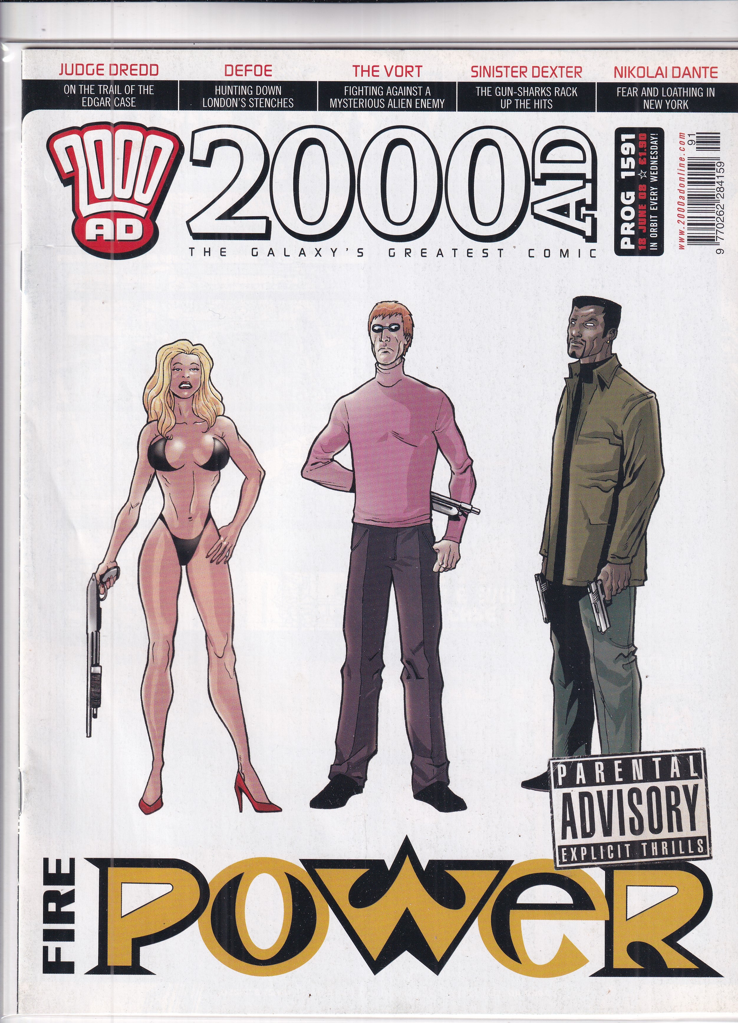 2000AD #1591 - Slab City Comics 
