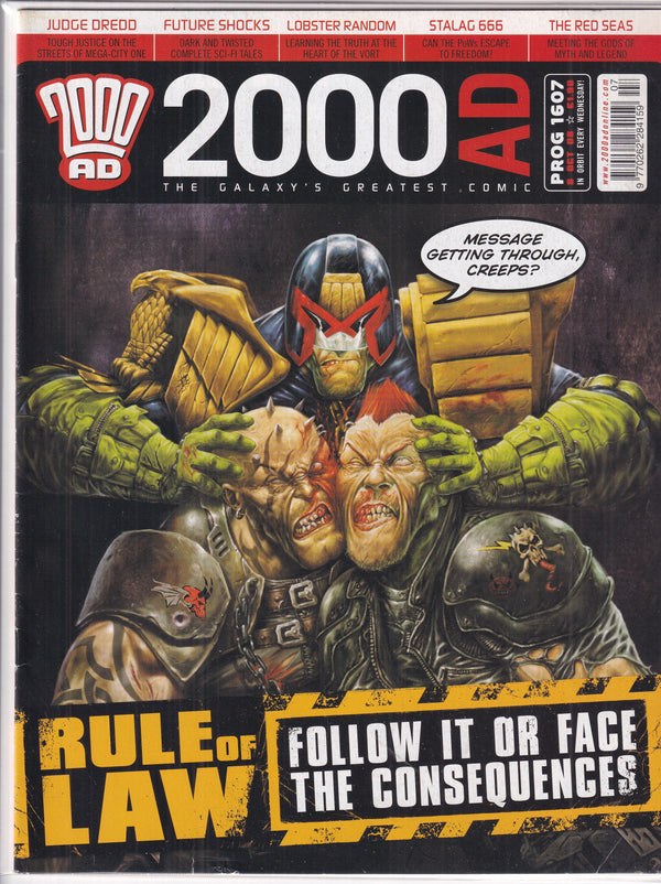 2000AD #1607 - Slab City Comics 