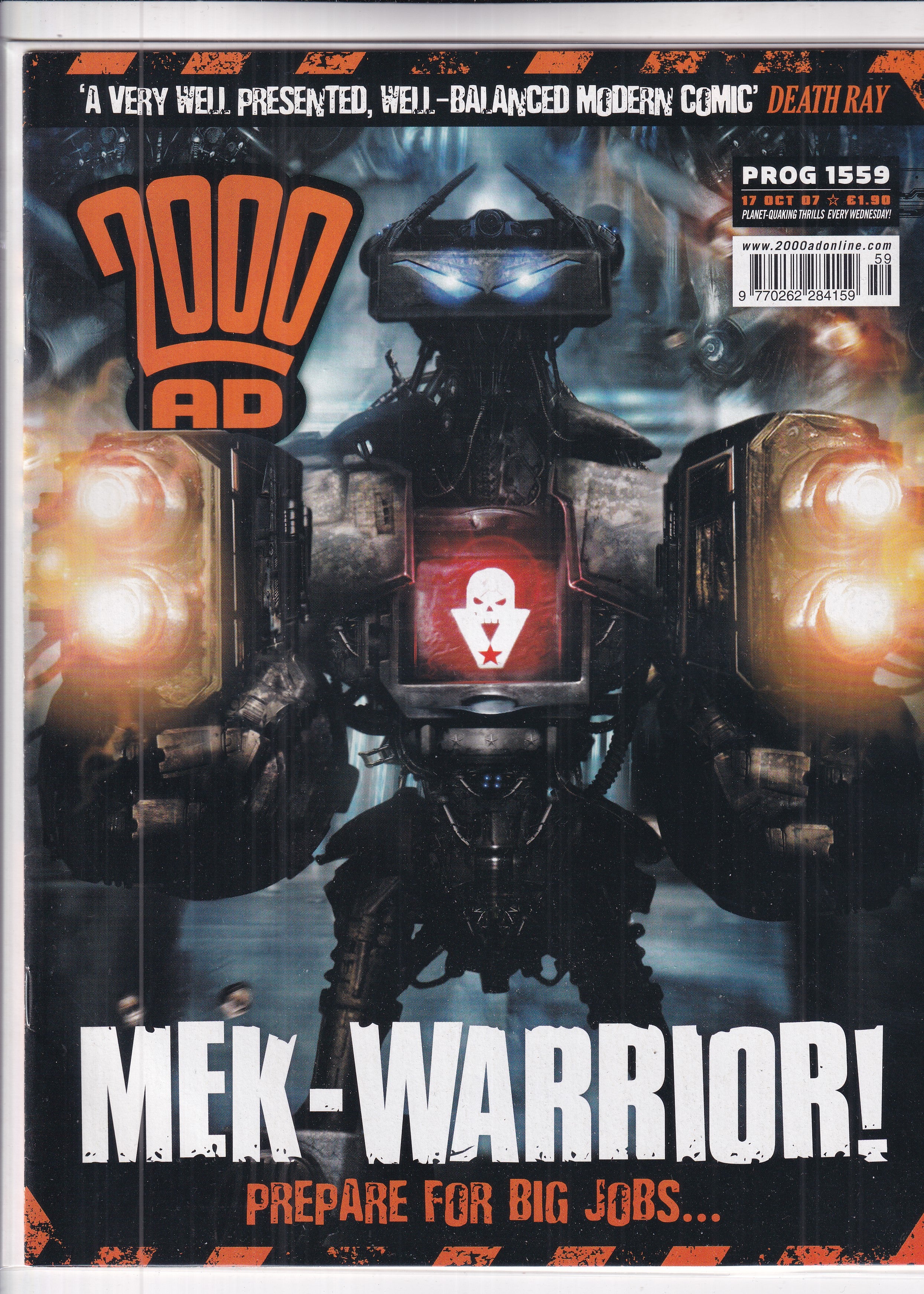 2000AD #1559 - Slab City Comics 