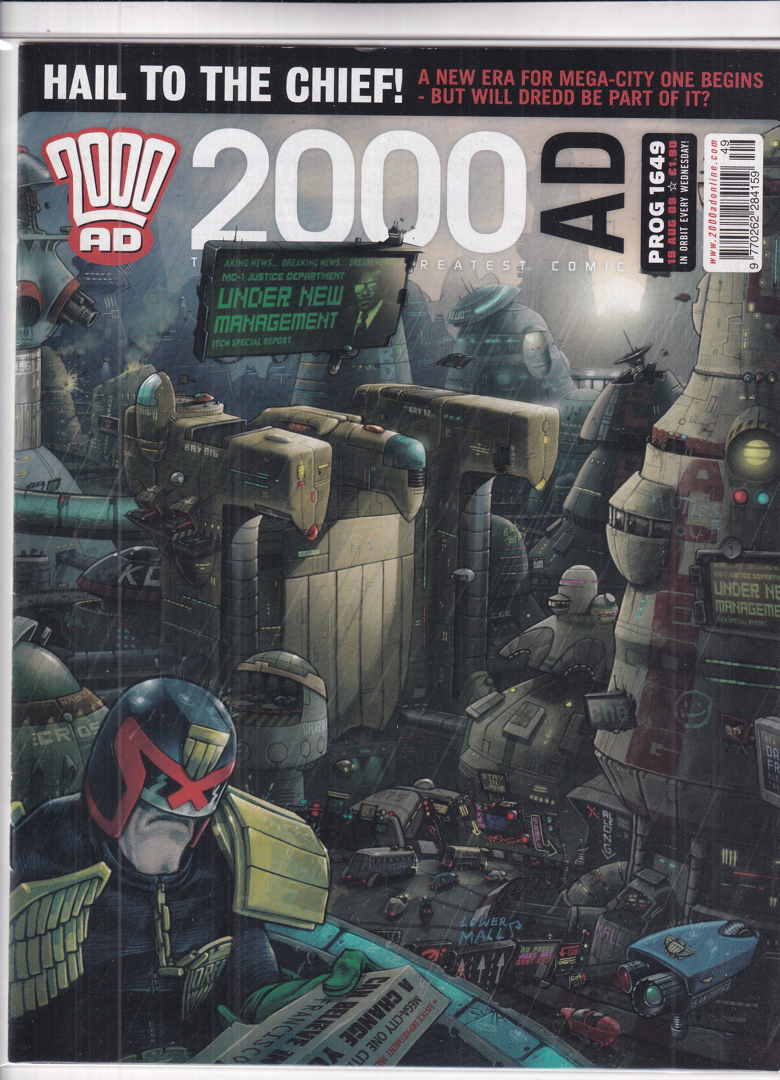 2000AD #1649 - Slab City Comics 