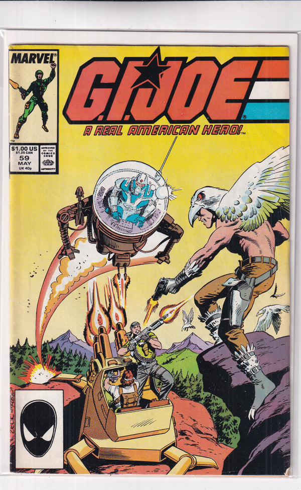 G.I.JOE A REAL AMERICAN HERO #59 - Slab City Comics 