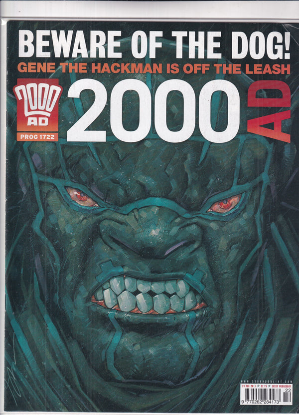 2000AD #1722 - Slab City Comics 