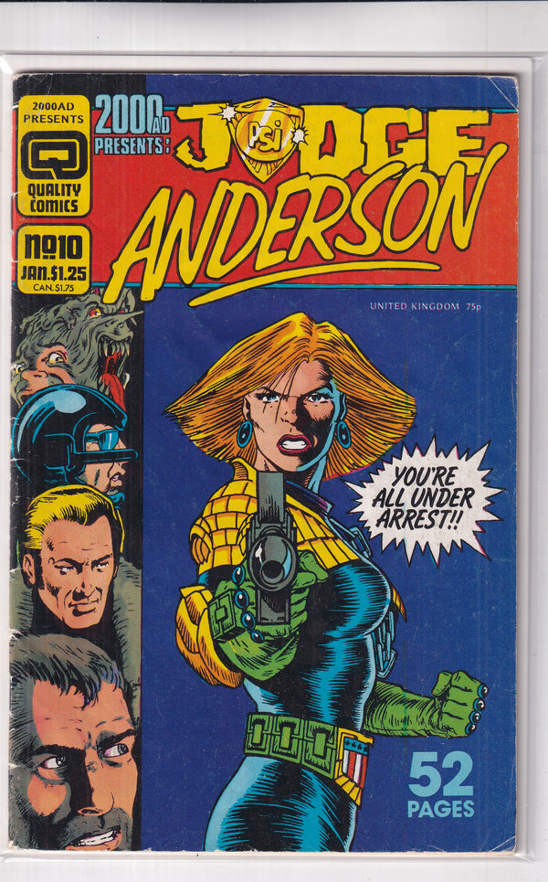 2000 AD JUDGE ANDERSON #10 - Slab City Comics 