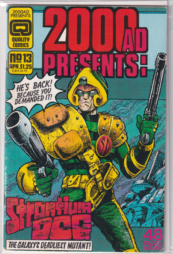 2000 AD PRESENTS #13 - Slab City Comics 