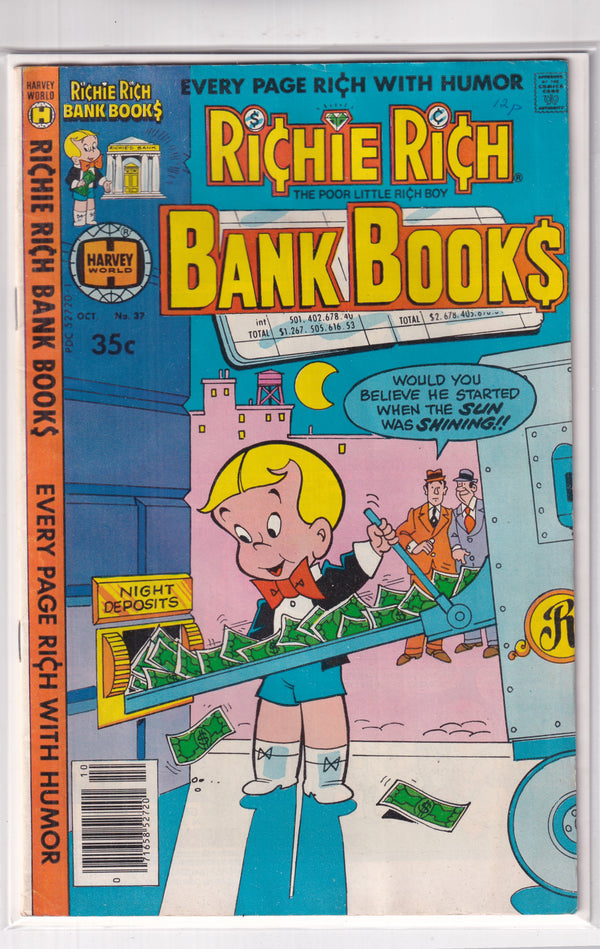 RICHIE RICH BANK BOOKS #37 - Slab City Comics 