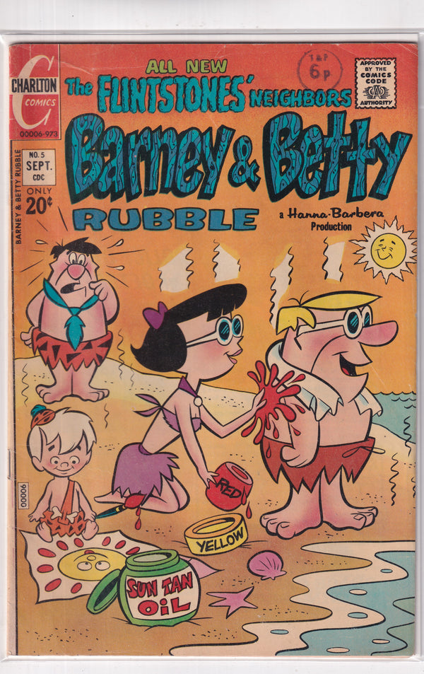 BARNEY AND BETTY RUBBLE #5 - Slab City Comics 