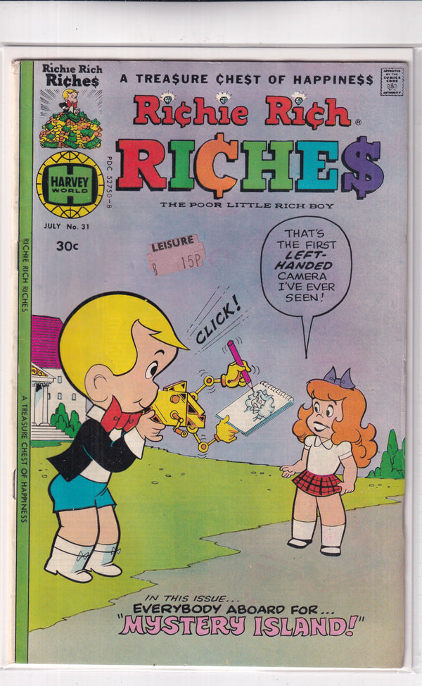 RICHIE RICH RICHES #31 - Slab City Comics 