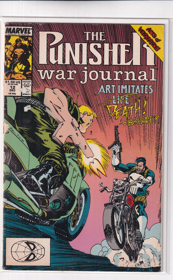 PUNISHER WAR JOURNAL #12 - Slab City Comics 