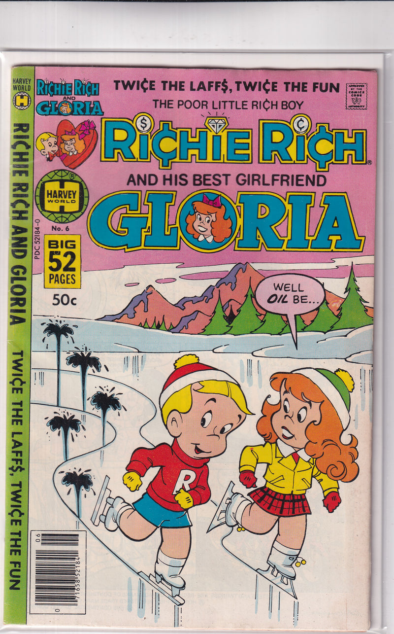 RICHIE RICH AND HIS BEST GIRLFRIEND GLORIA