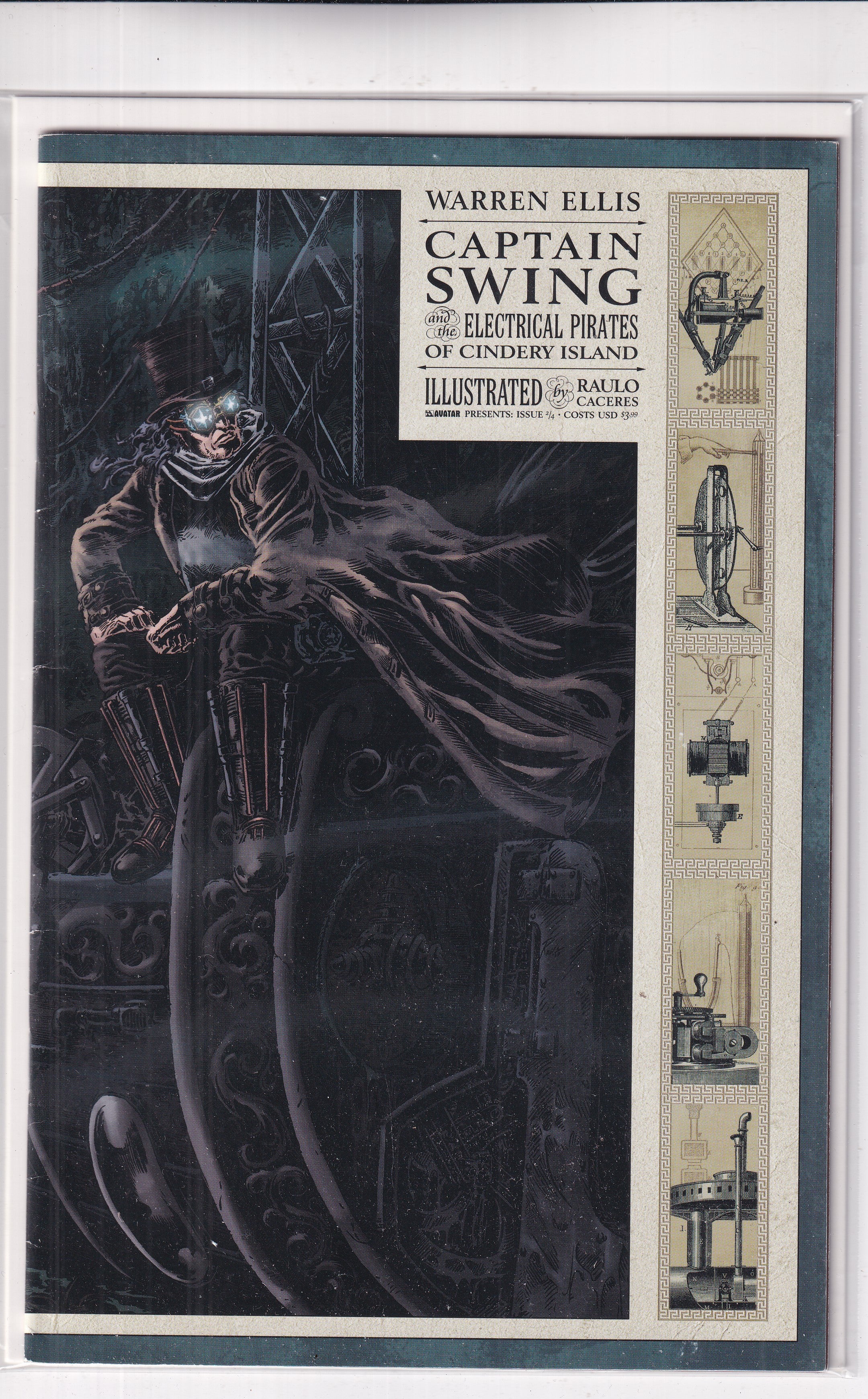 CAPTAIN SWING AND THE ELECTRICAL PIRATES OF CINDERY ISLAND #2 - Slab City Comics 