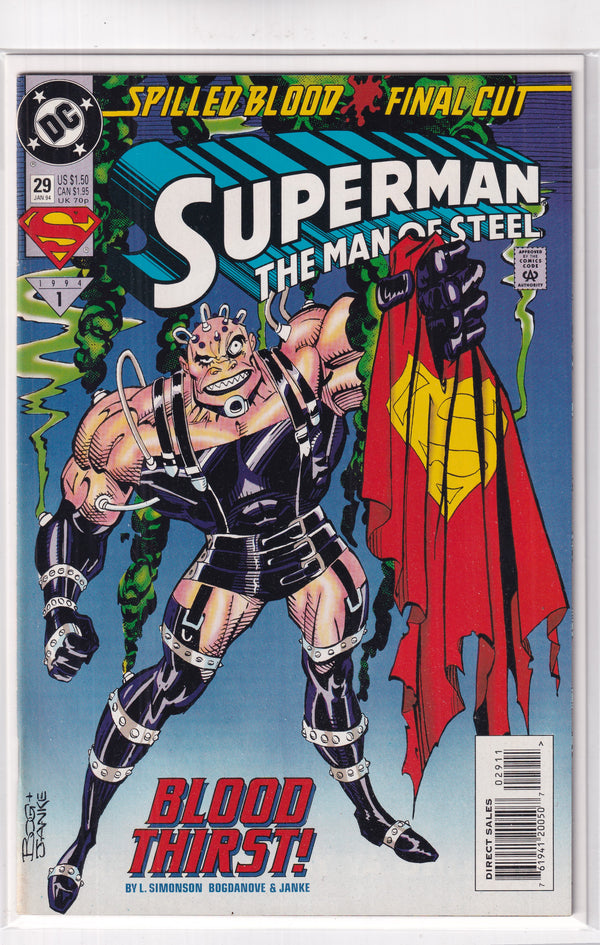 SUPERMAN MAN OF STEEL #29 - Slab City Comics 
