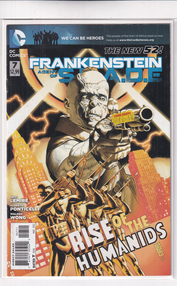 FRANKENSTEIN AGENT OF S.H.A.D.E VS OMAC #7 - Slab City Comics 