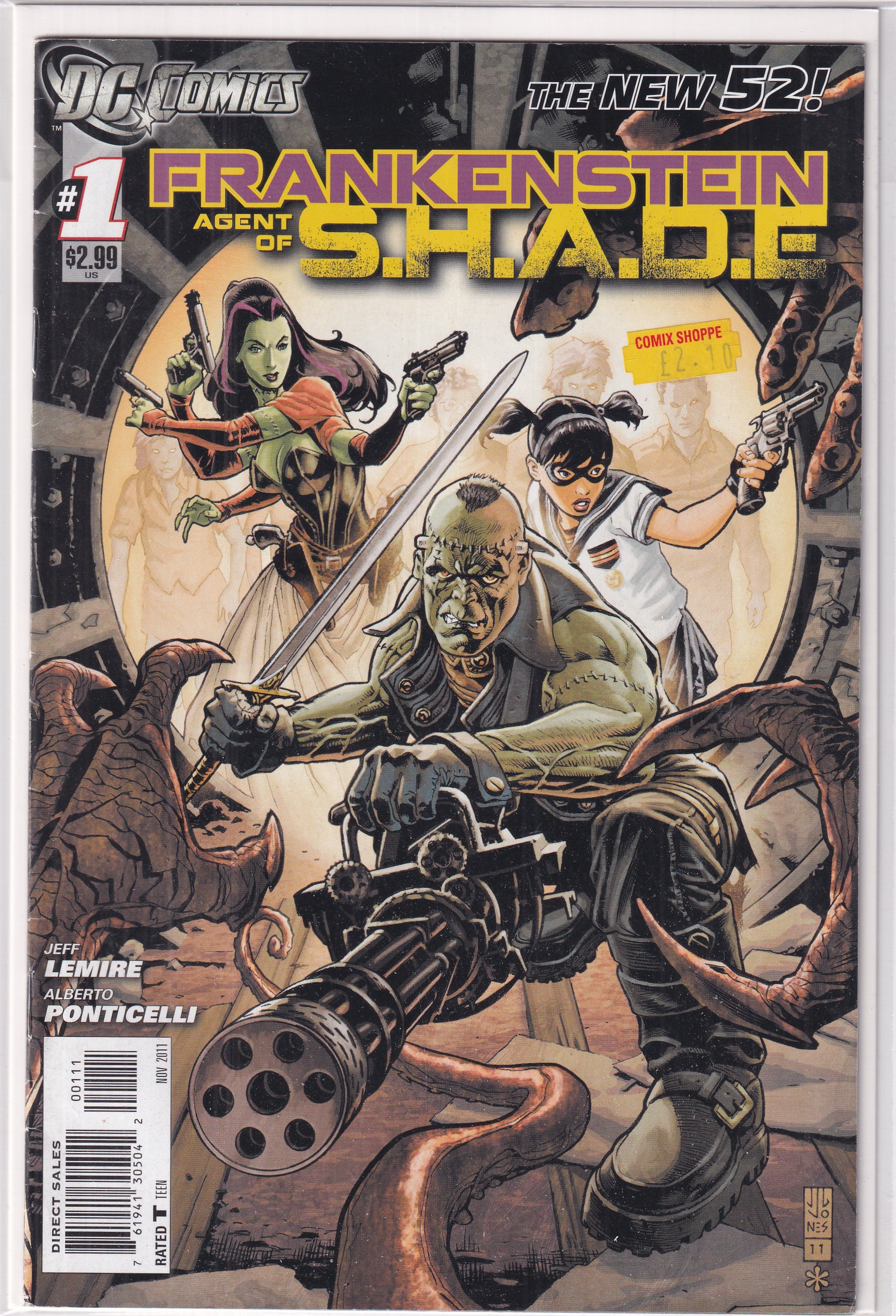 FRANKENSTEIN AGENT OF S.H.A.D.E #1 - Slab City Comics 