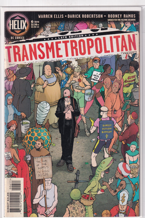 TRANSMETROPOLITAN #6 - Slab City Comics 