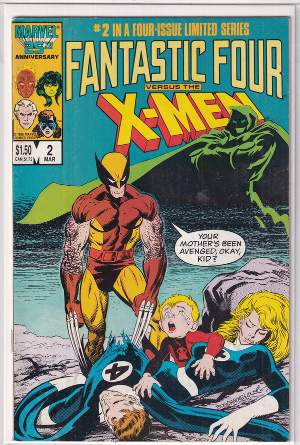 FANTASTIC FOUR VERSUS THE X-MEN #2 - Slab City Comics 