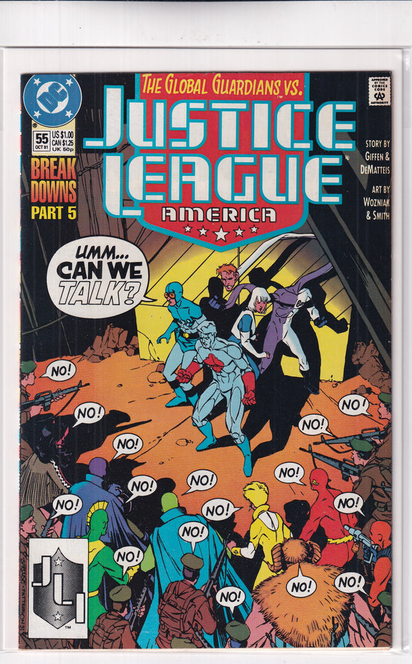 JUSTICE LEAGUE AMERICA #55 - Slab City Comics 