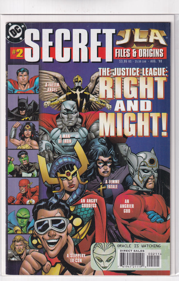 SECRET JLA FILES & ORIGINS #2 - Slab City Comics 