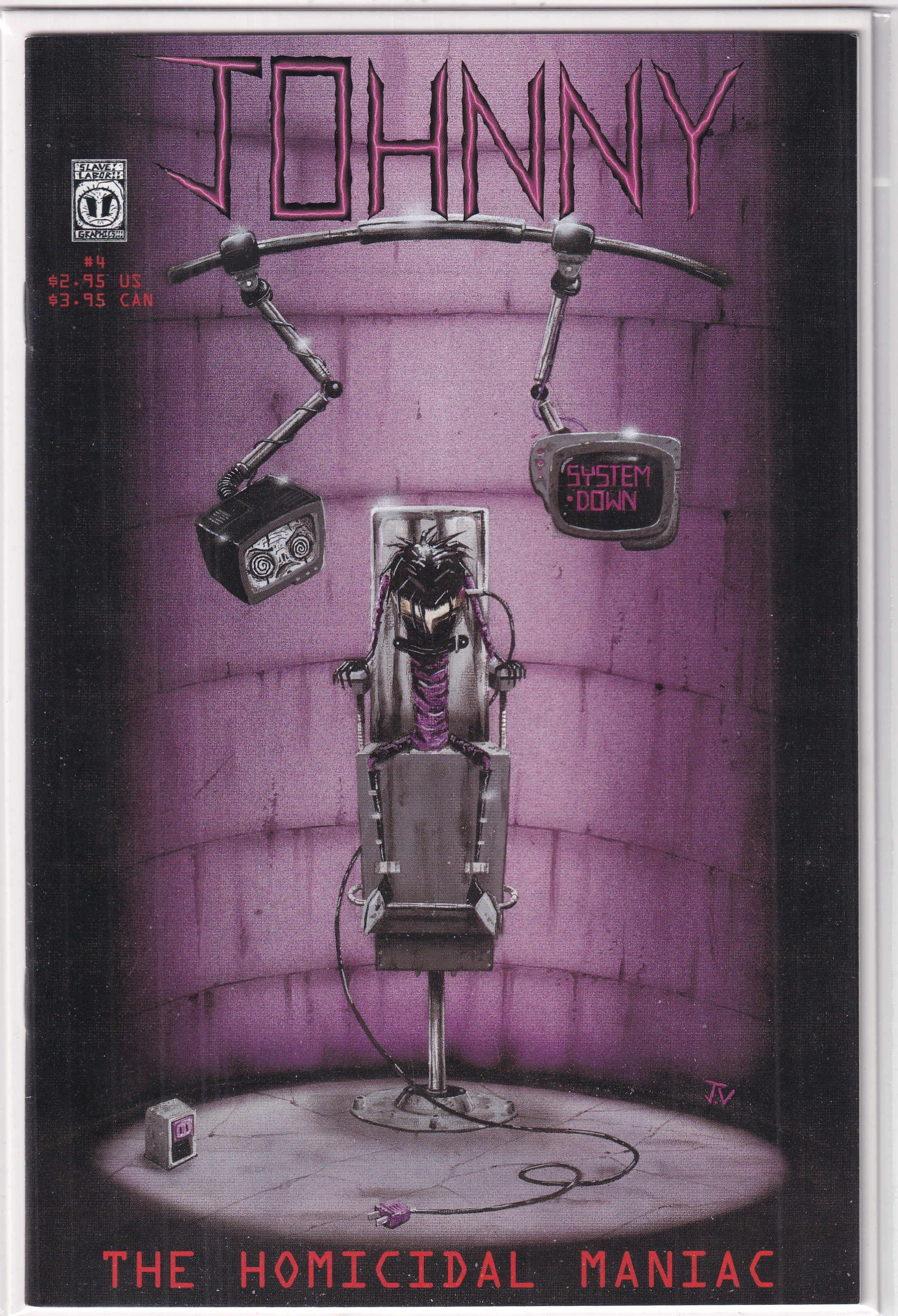 JOHNNY THE HOMICIDAL MANIAC #4 PRINT? - Slab City Comics 