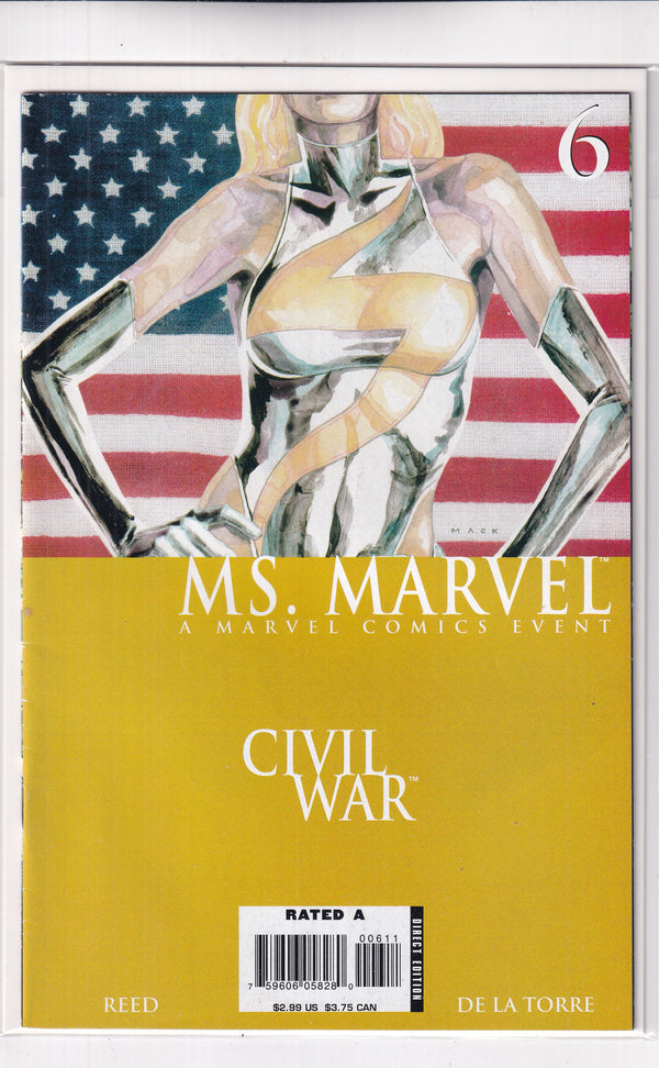 MS.MARVEL CIVIL WAR #6 - Slab City Comics 