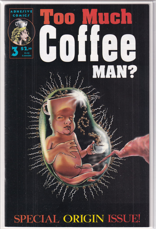 TOO MUCH COFFEE MAN #3 - Slab City Comics 