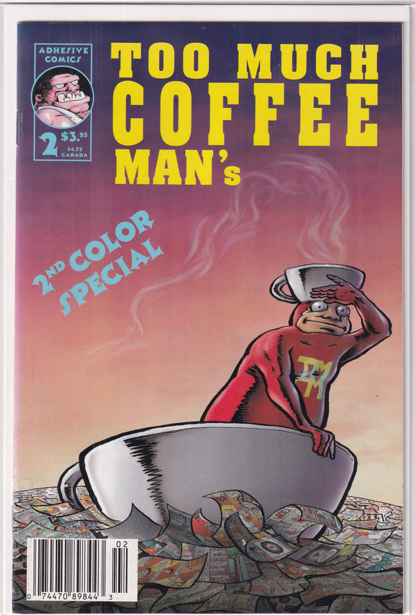 TOO MUCH COFFEE MAN #2 - Slab City Comics 