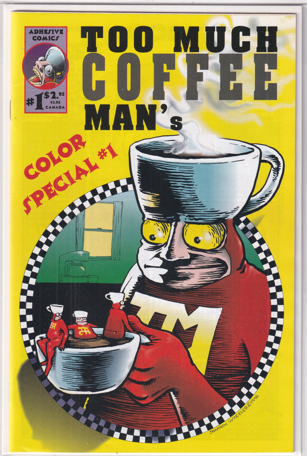 TOO MUCH COFFEE MAN #1 - Slab City Comics 