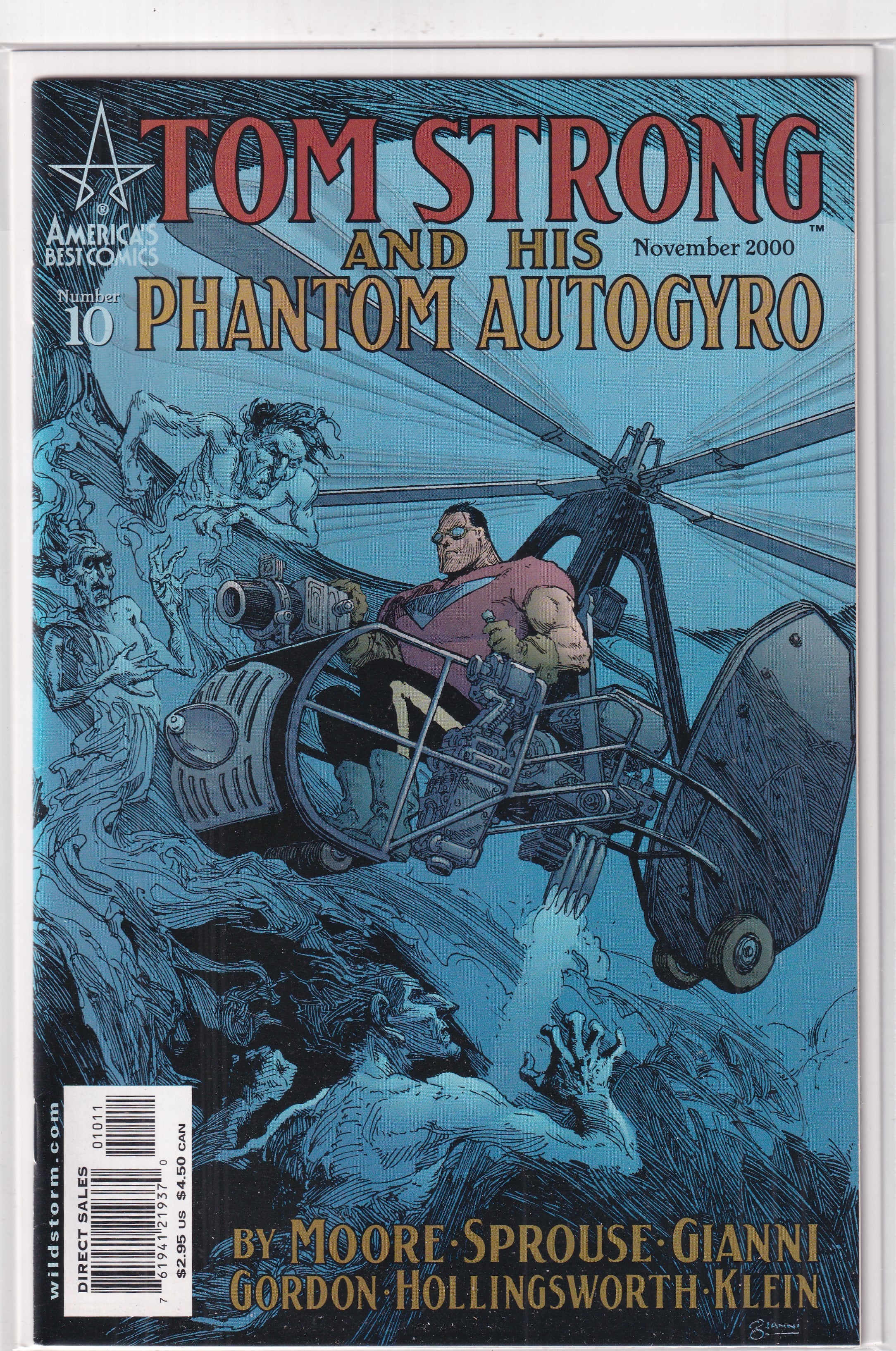 TOM STRONG AND HIS PHANTOM AUTOGYRO #10 - Slab City Comics 
