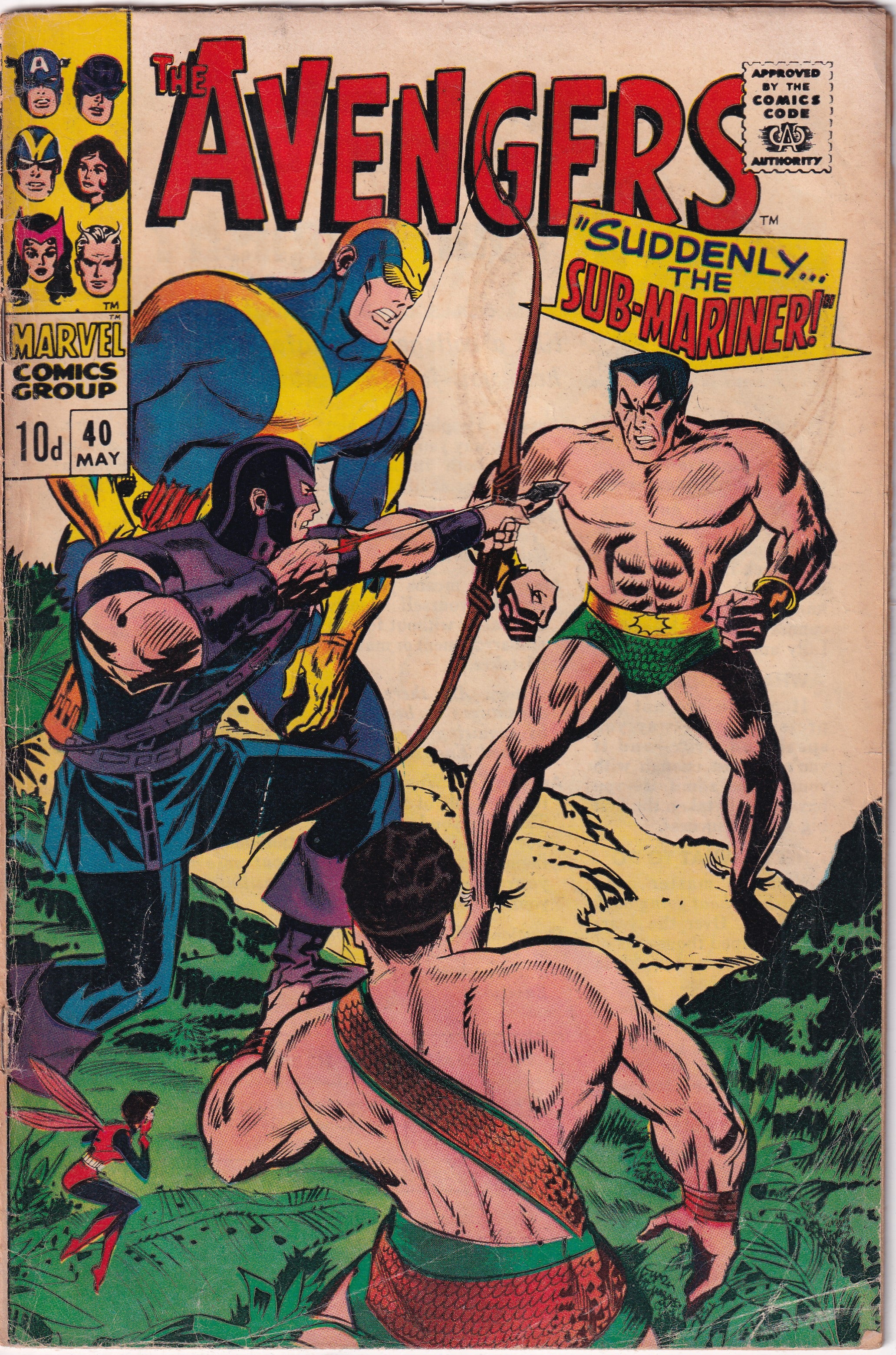 AVENGERS #40 (Ad PAGE MISSING) - Slab City Comics 