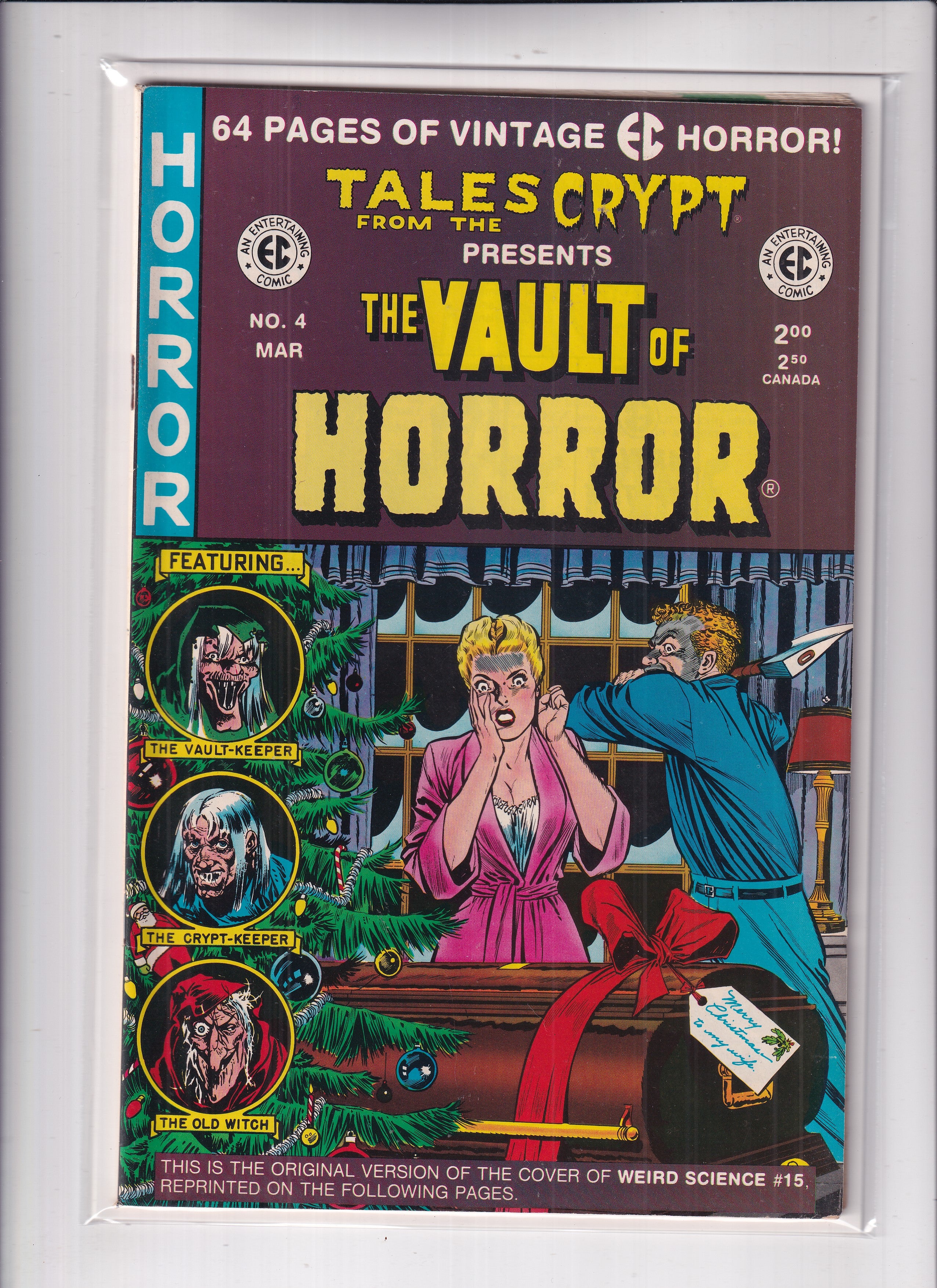 VAULT OF HORROR #4 EC REPRINT - Slab City Comics 