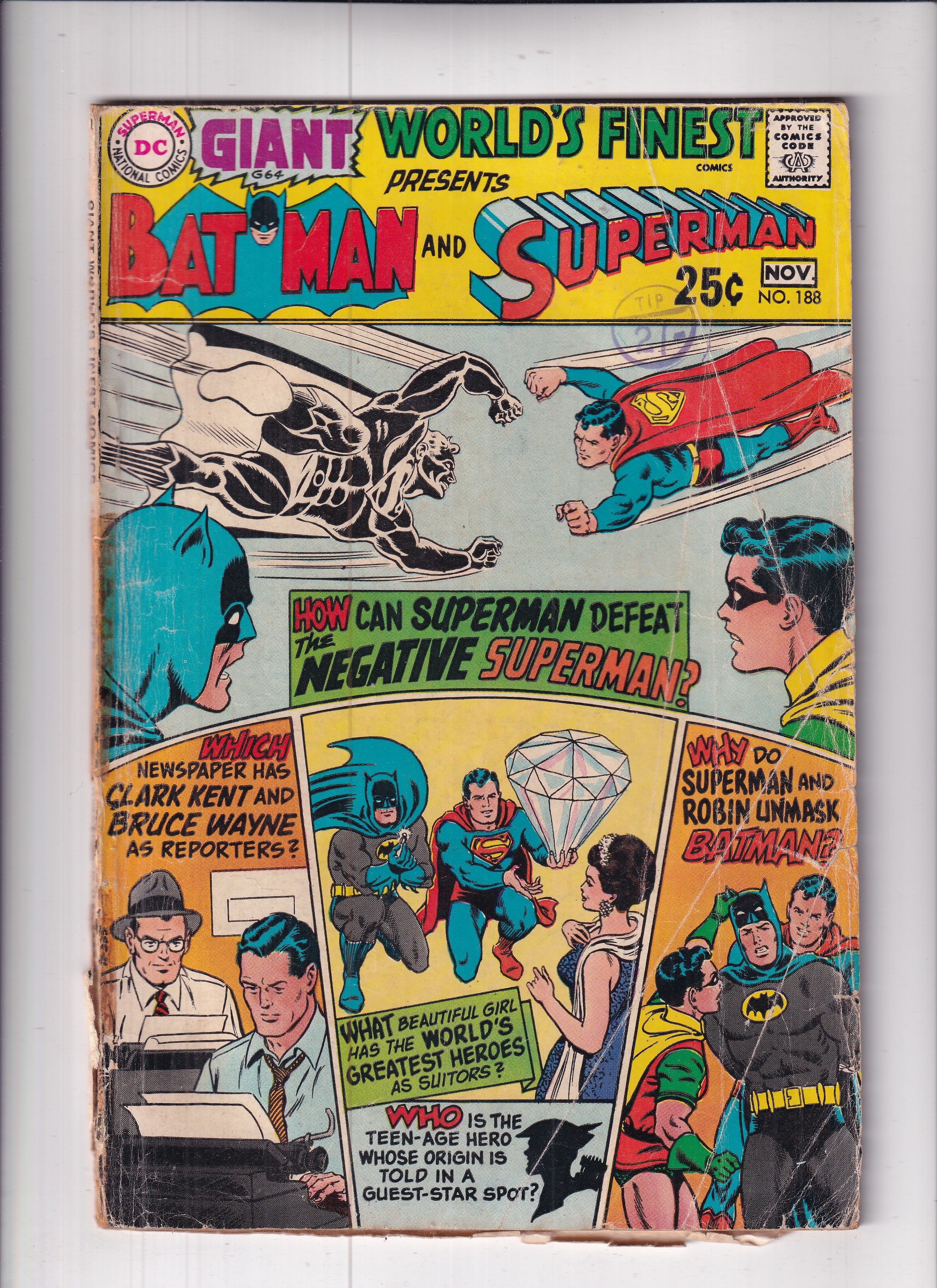 WORLD'S FINEST #188 - Slab City Comics 