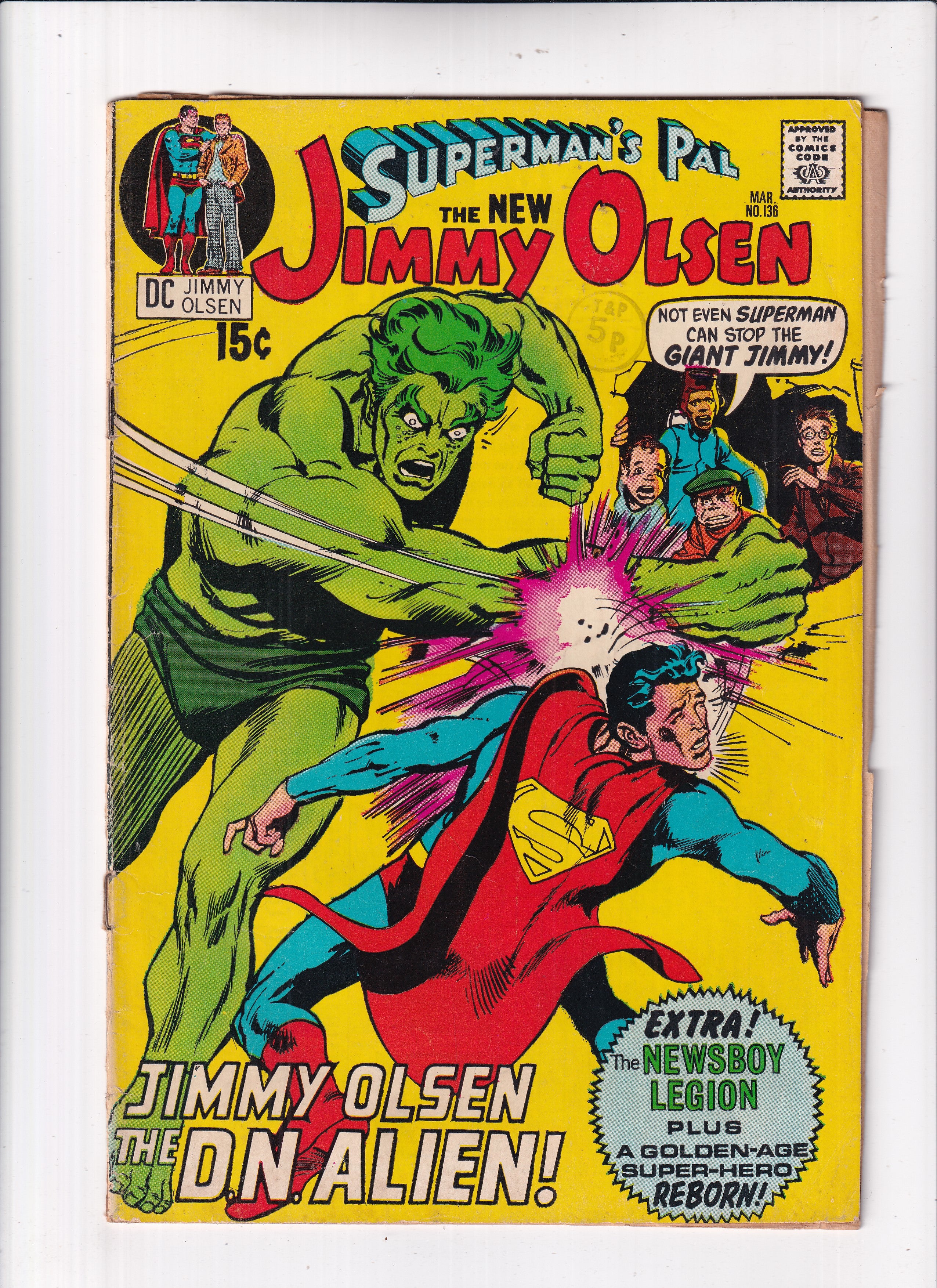 SUPERMAN'S PAL JIMMY OLSEN #136 - Slab City Comics 