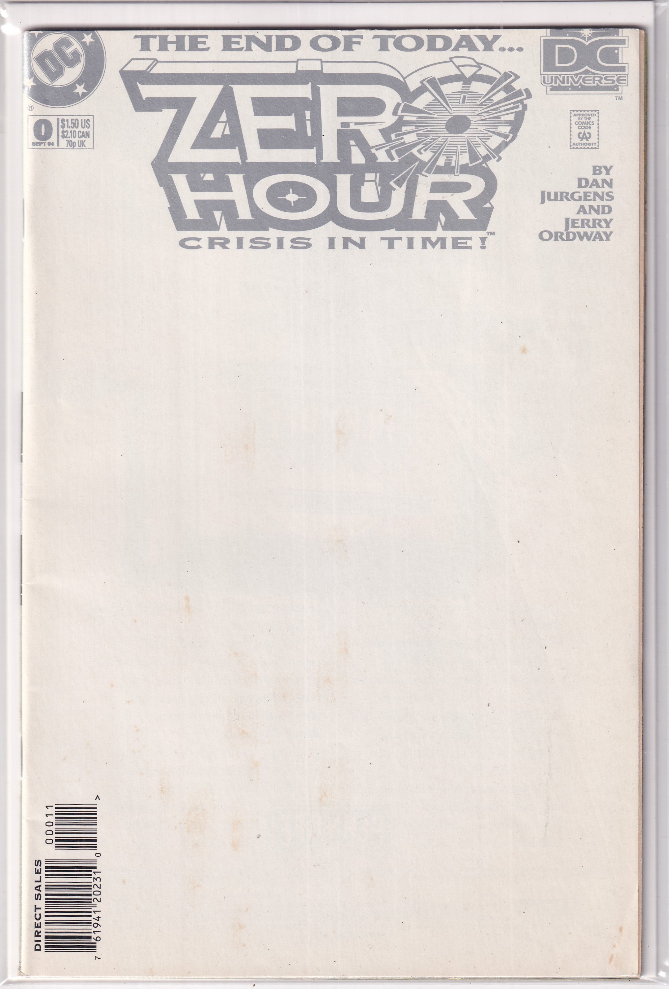 Zero Hour Crisis in Time #0