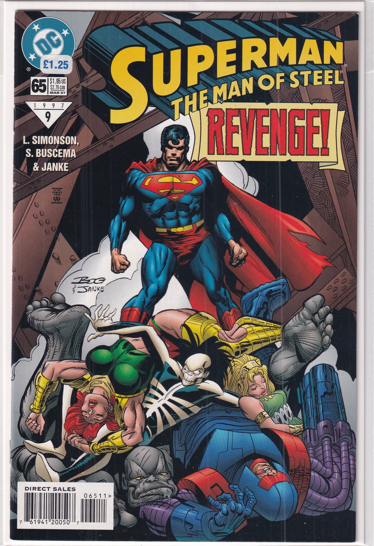 Superman The Man of Steel #65 - Slab City Comics 