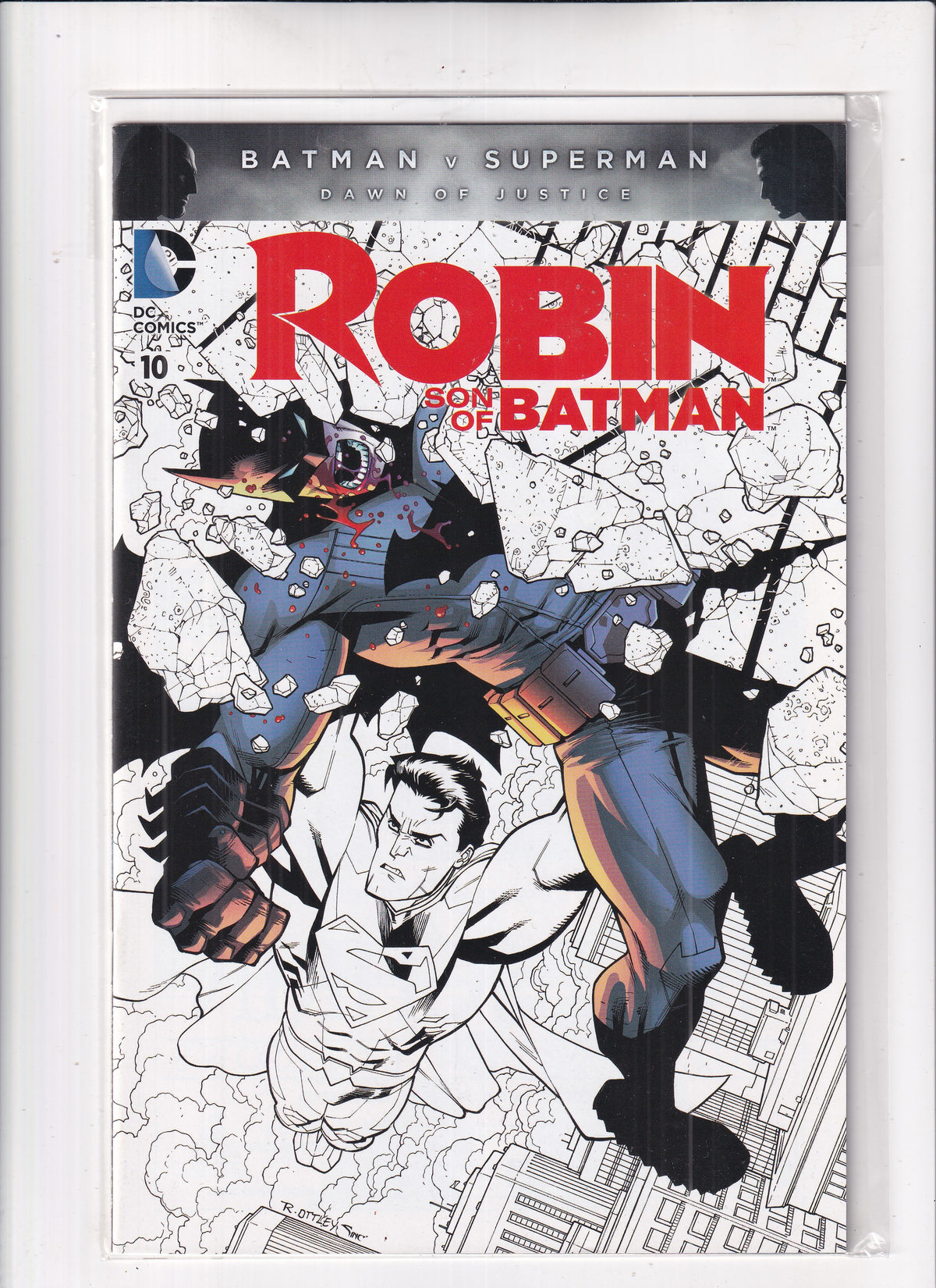 Robin Son of Batman #10 B&W