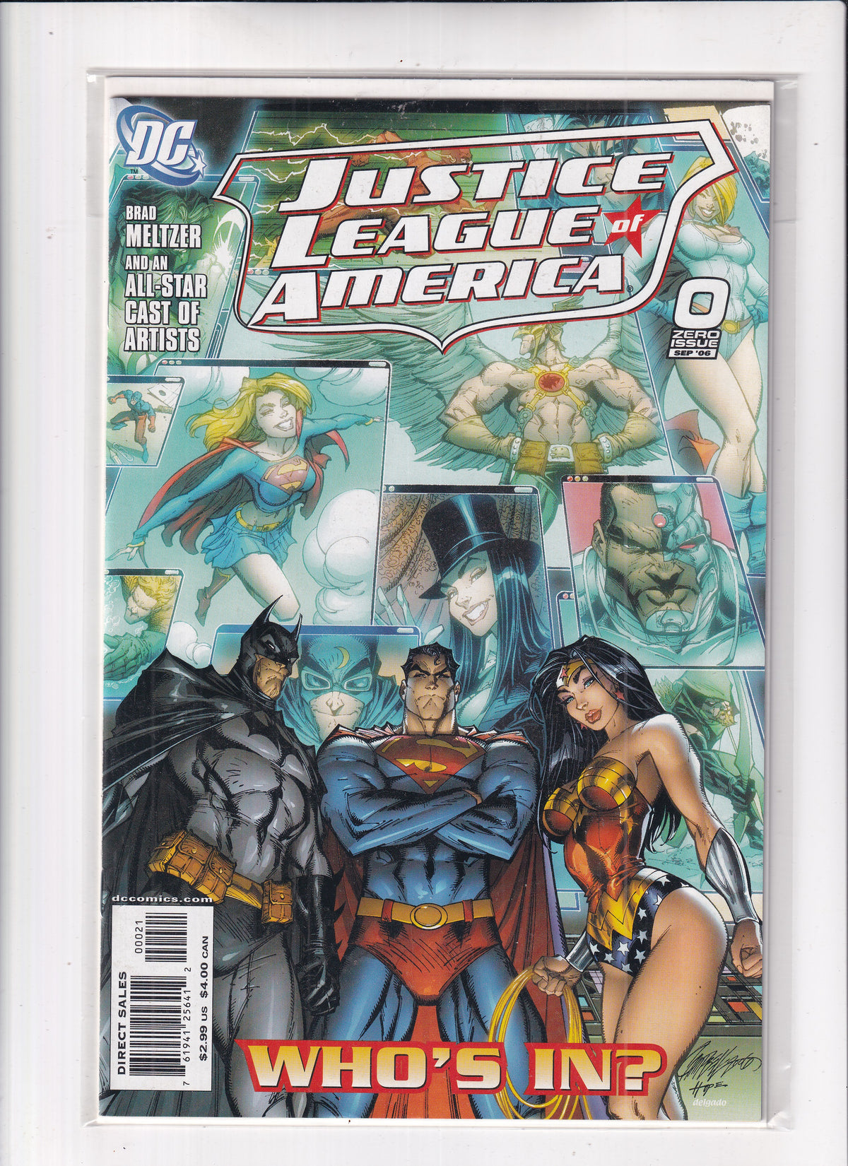 Justice League Of America #0 Campbell Variant