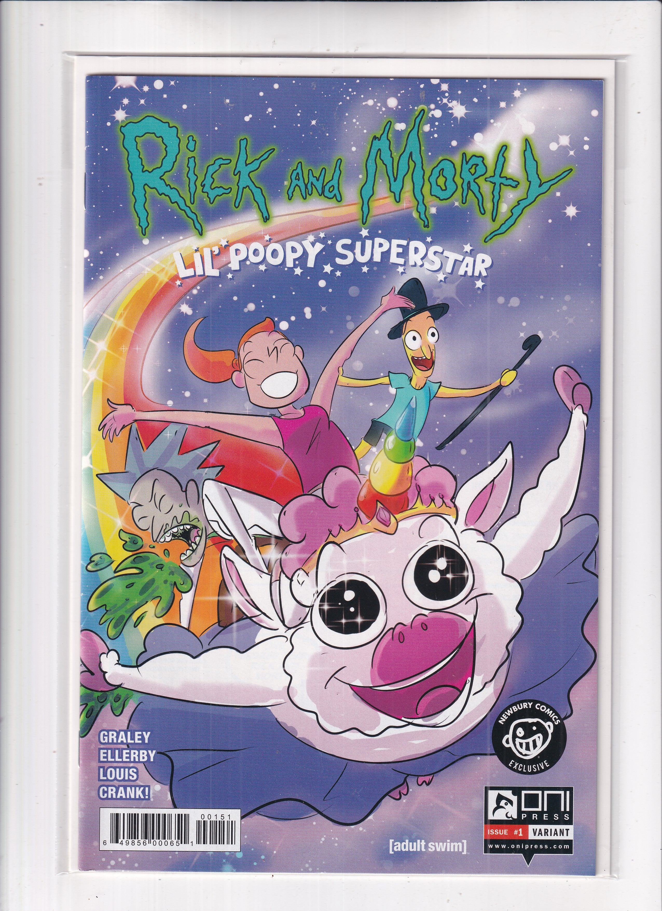 Rick And Morty Lil Poopy Superstar Newbury Comics Variant