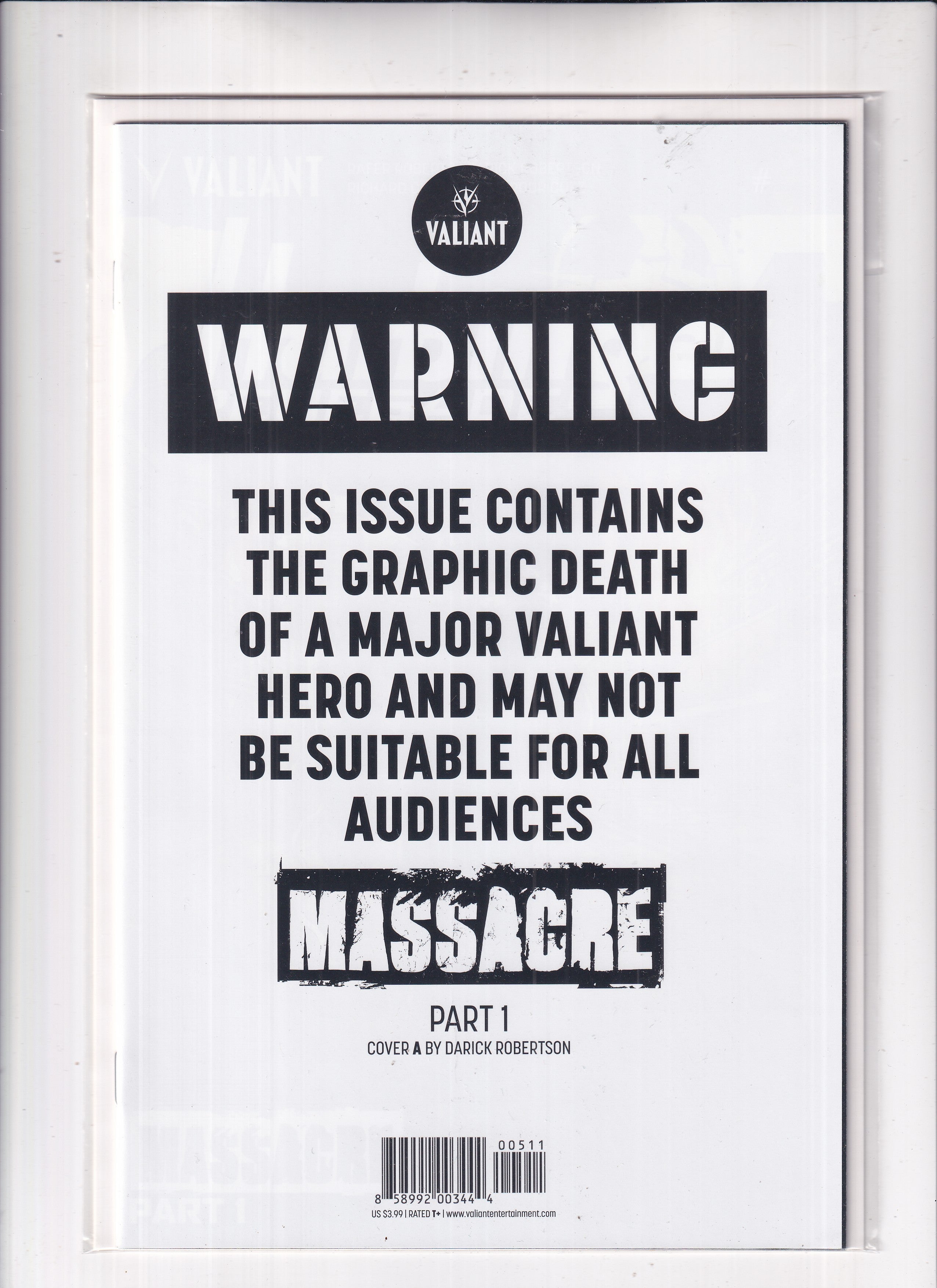 Harbinger Renegade #5 Massacre