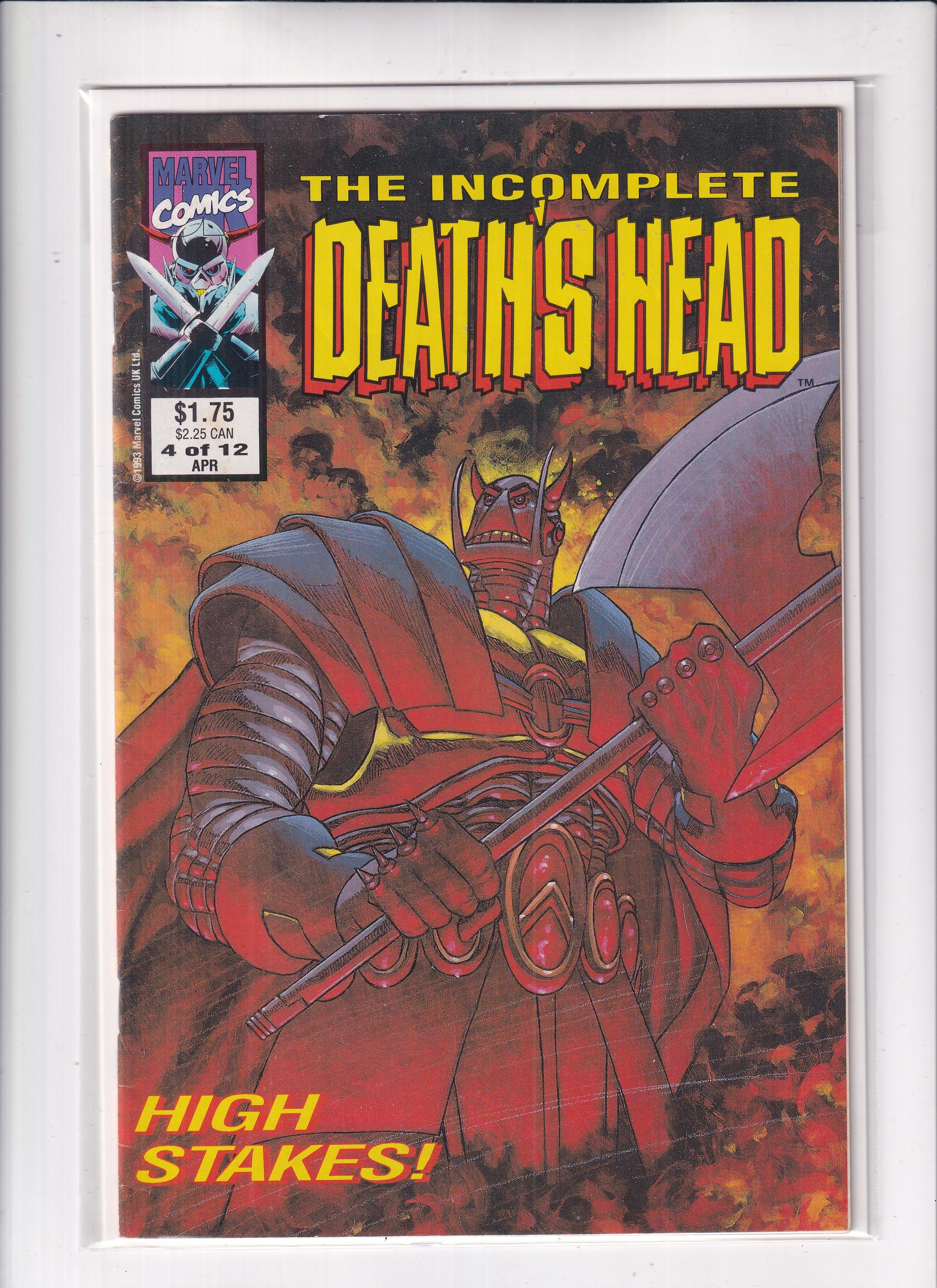 Incomplete Death's Head #4