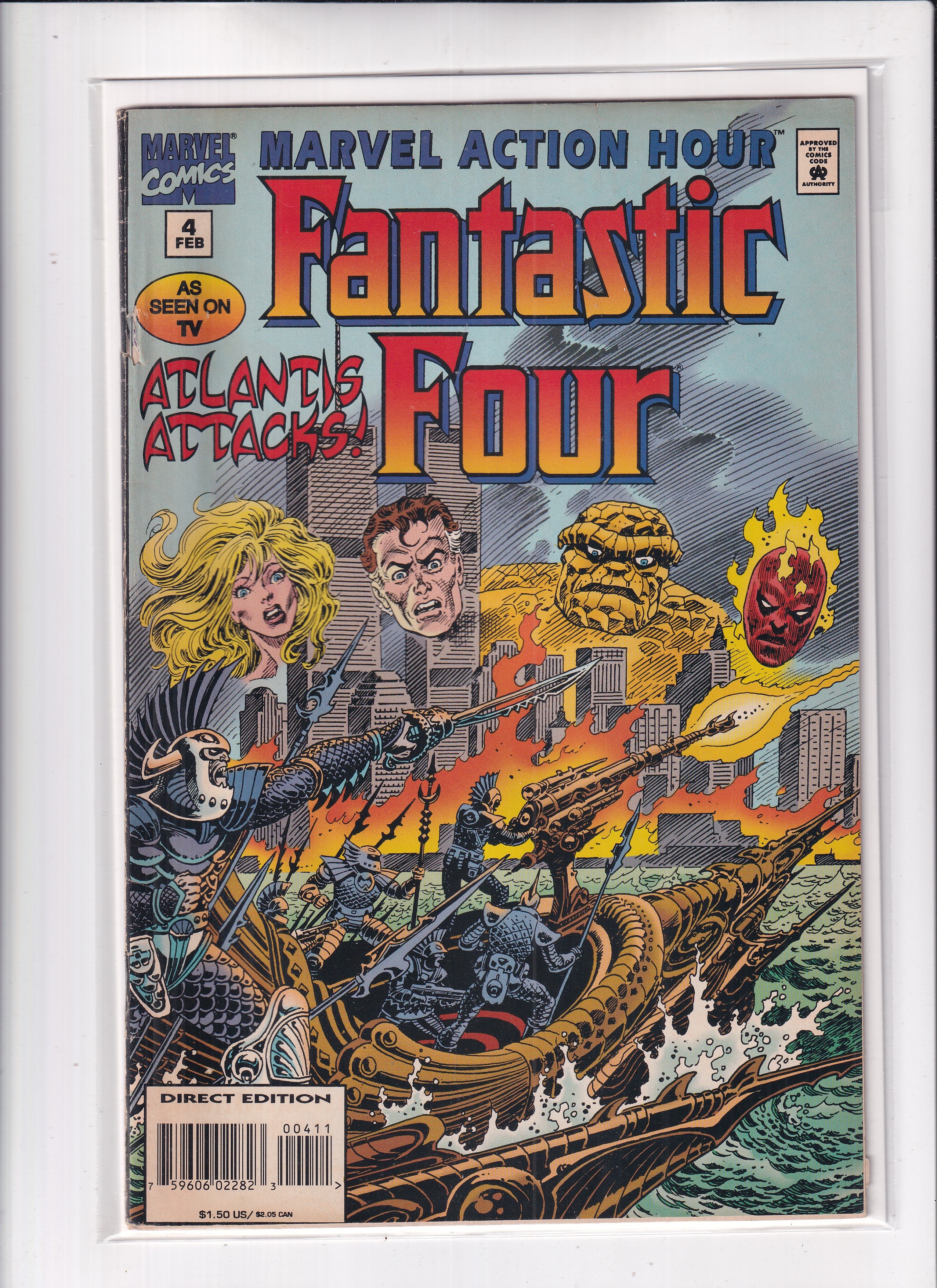 Marvel Action Hour Featuring the Fantastic Four #4 (detatched)