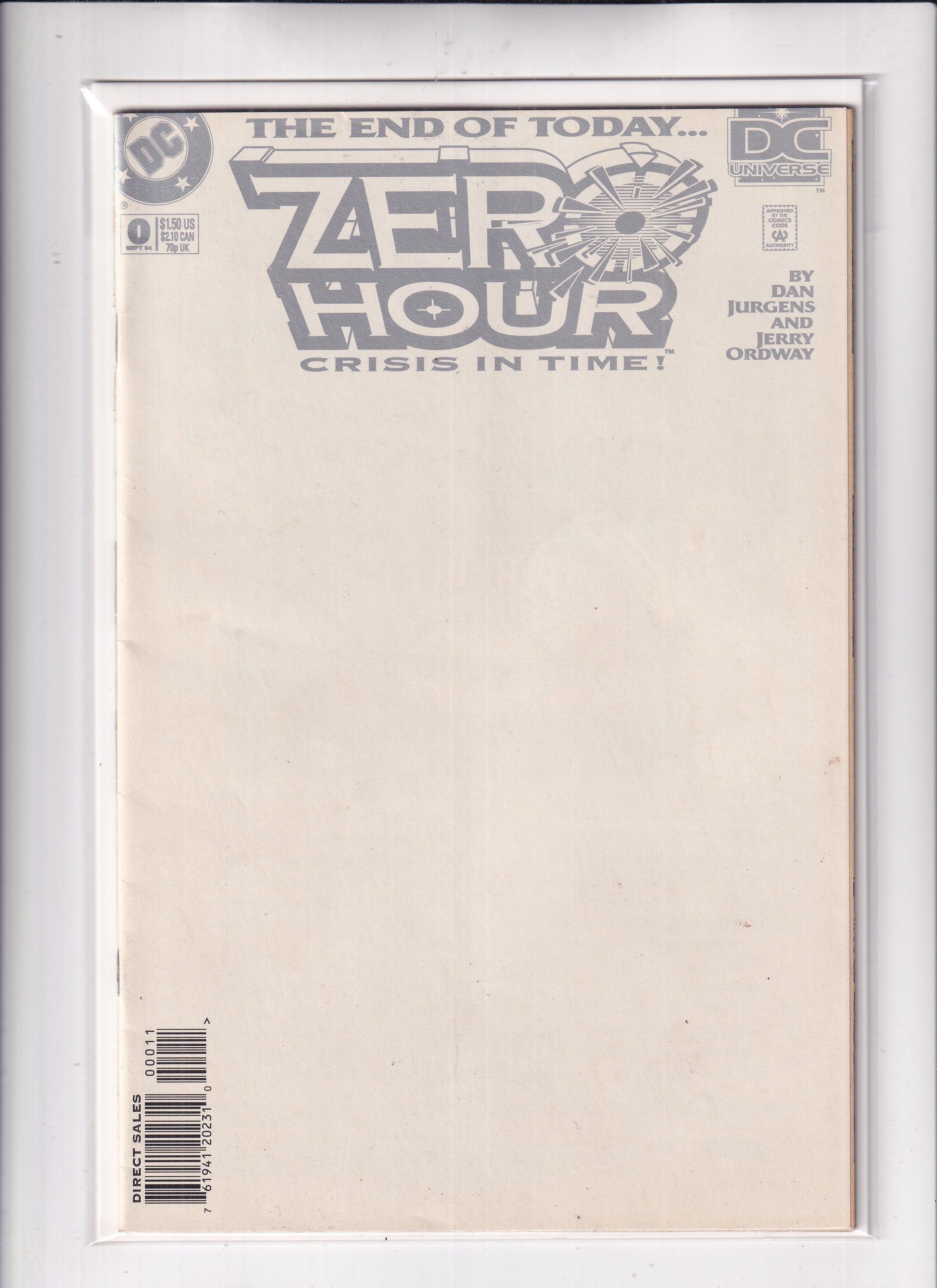 Zero Hour Crisis In Time #0