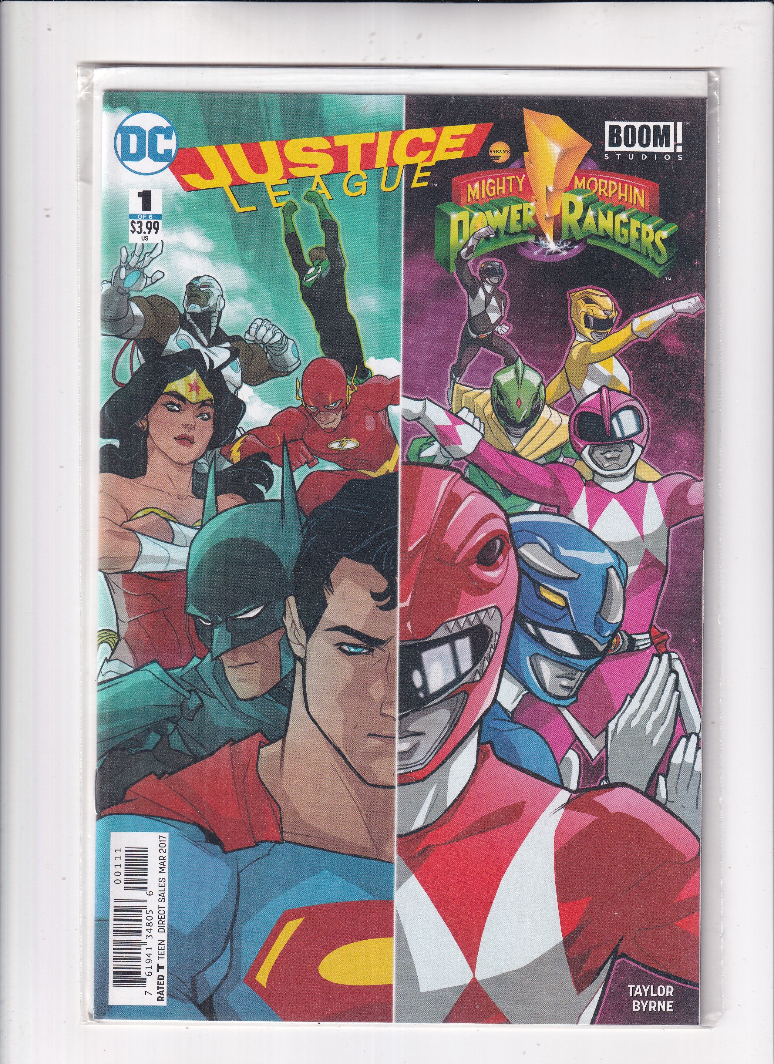 Justice League/Power Rangers #1