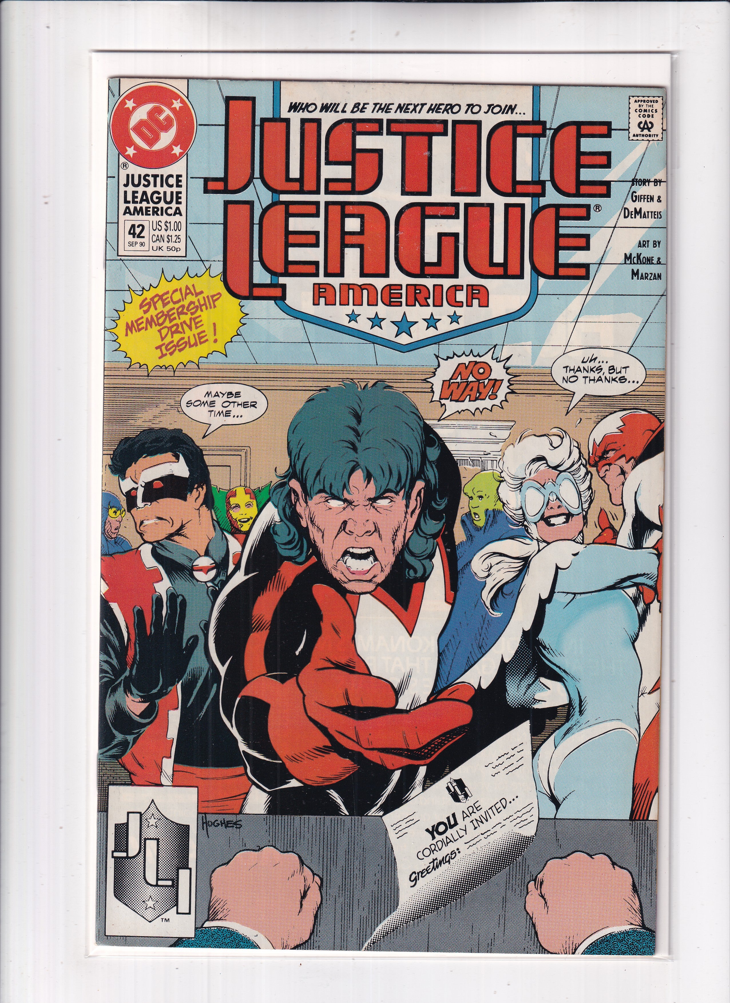 Justice League America #42