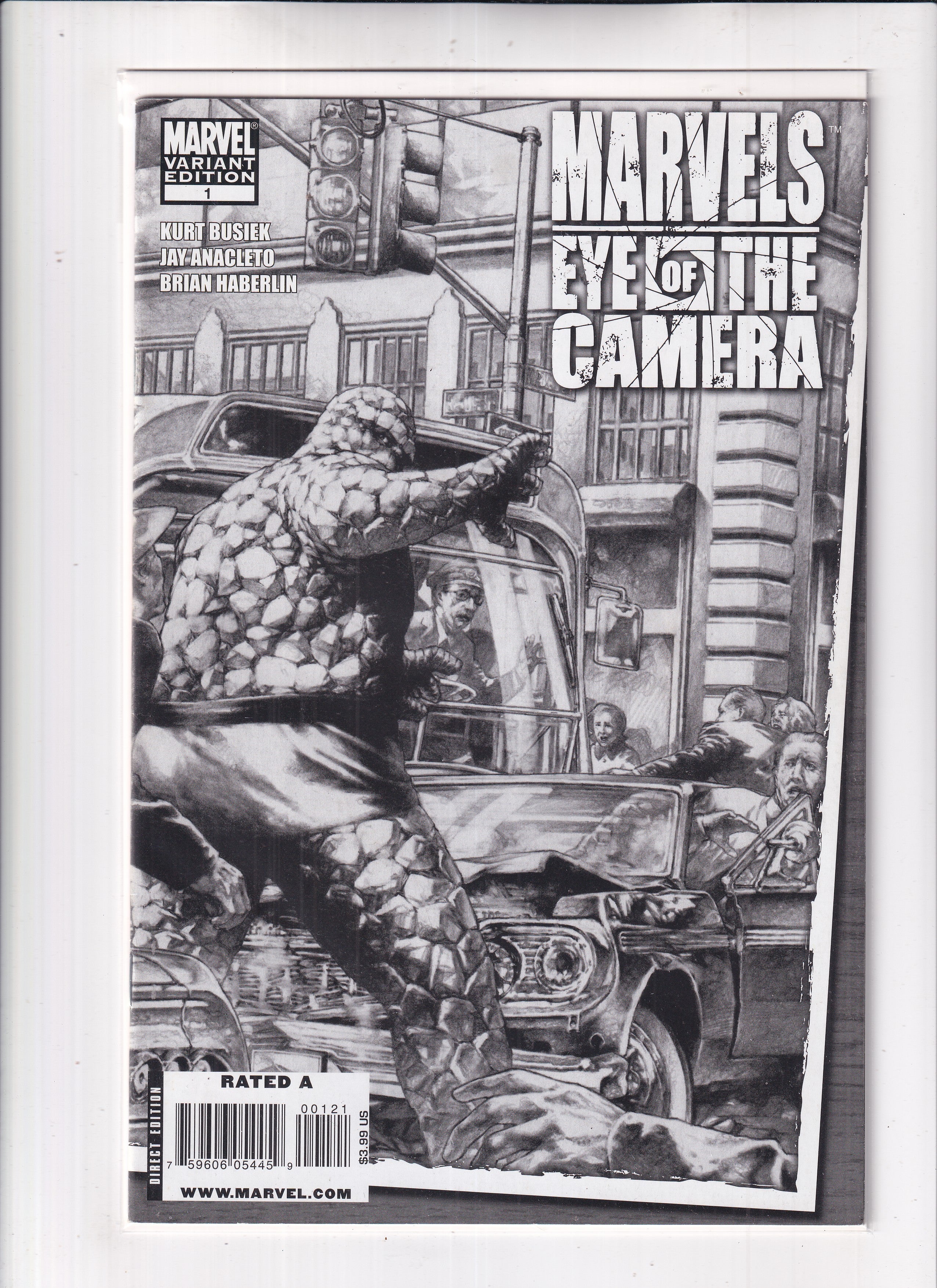 Marvels Eye of the Camera #1 Variant B&W