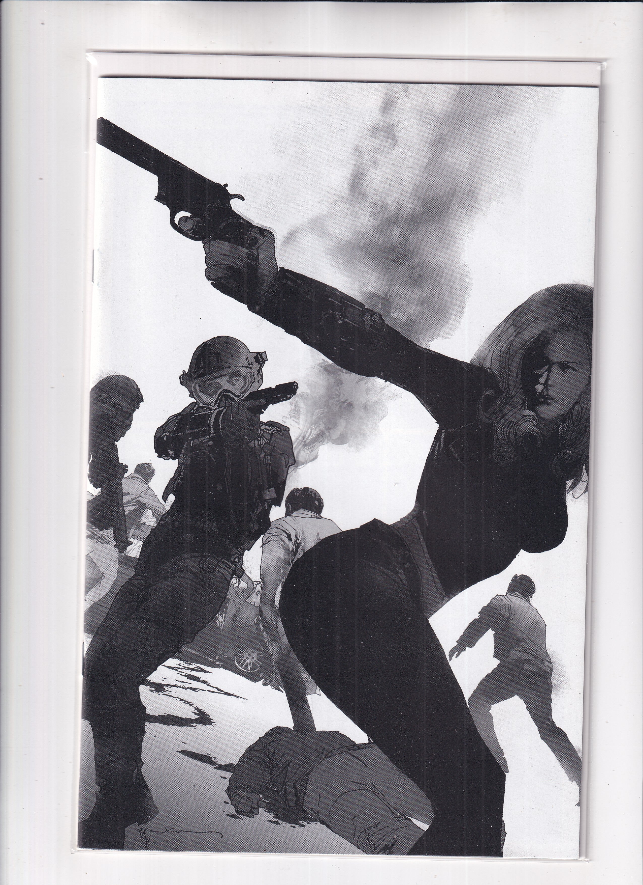 Heat Seeker #1 B & W Virgin Variant