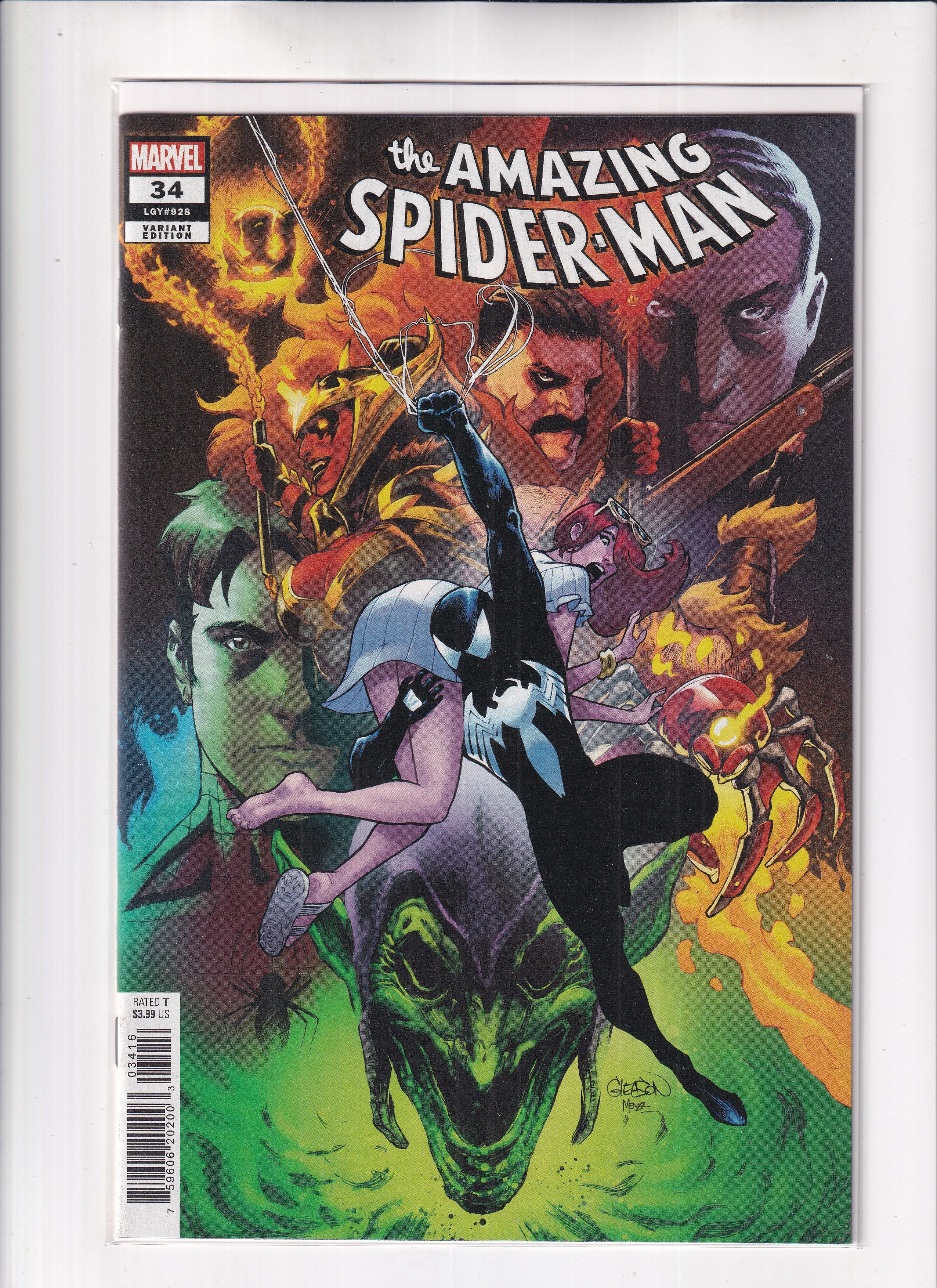 Amazing Spider-Man #34 1:25 Gleeson Variant