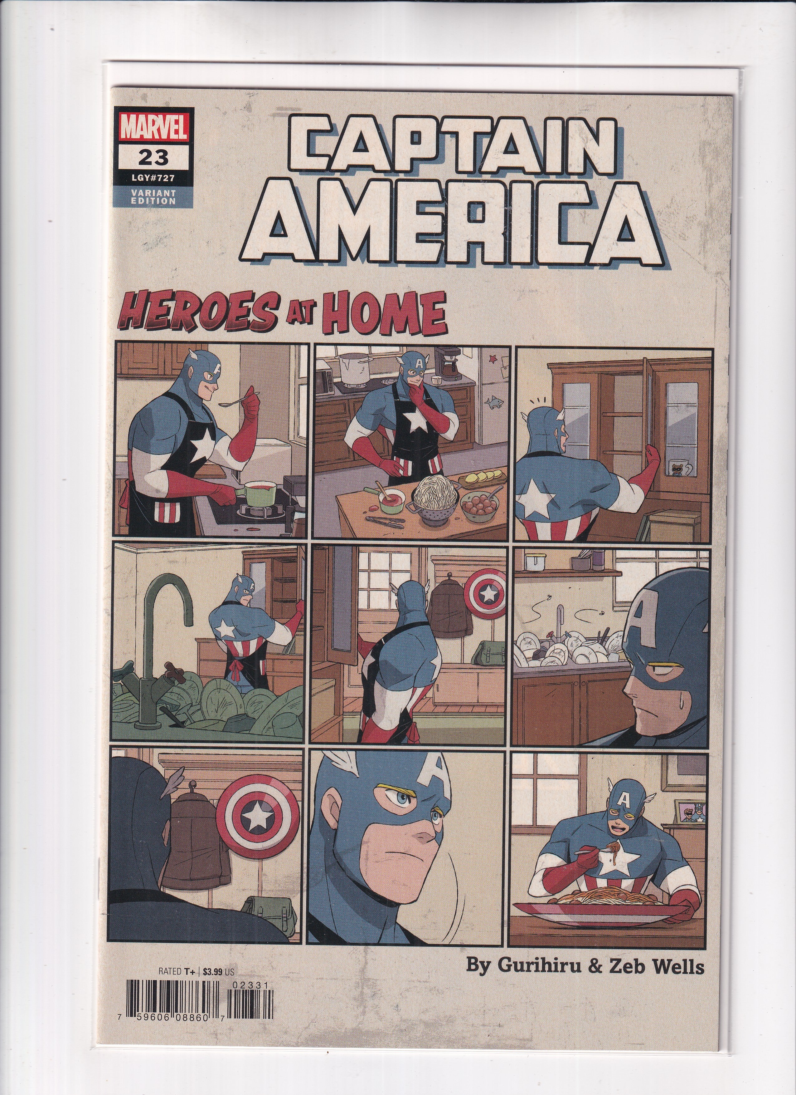 Captain America #23 Heroes At Home Variant