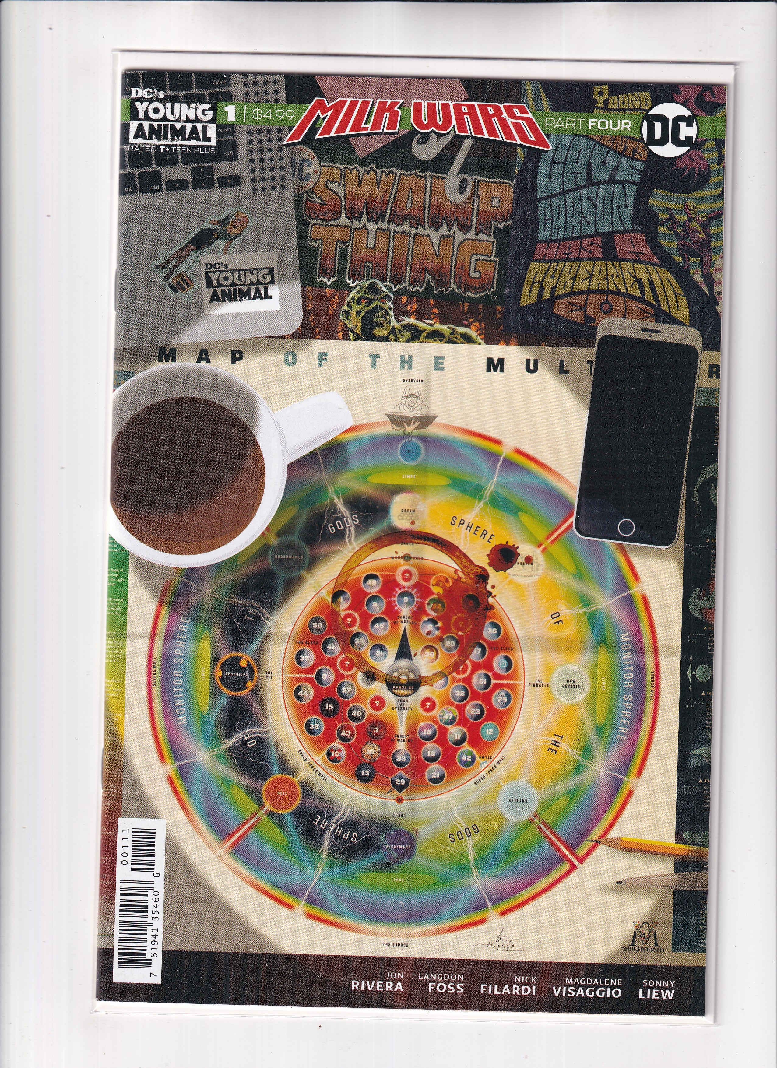 Cave Carson Has a Cybernetic Eye/Swamp Thing Special Milk Wars #1